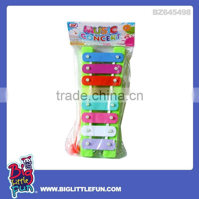 Musical toy pull along piano toy xylophone
