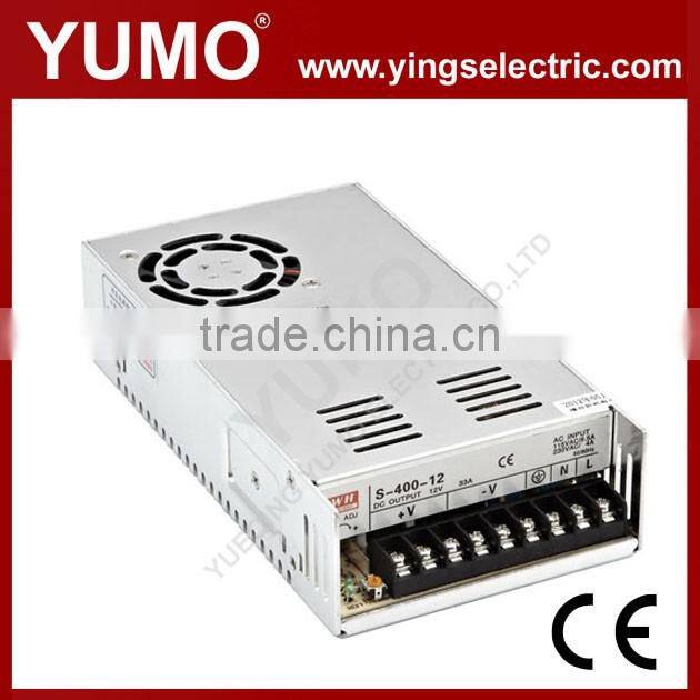 YUMO S-400 400W 5/12/48V Single output High efficiency power supply Switching Power Supply