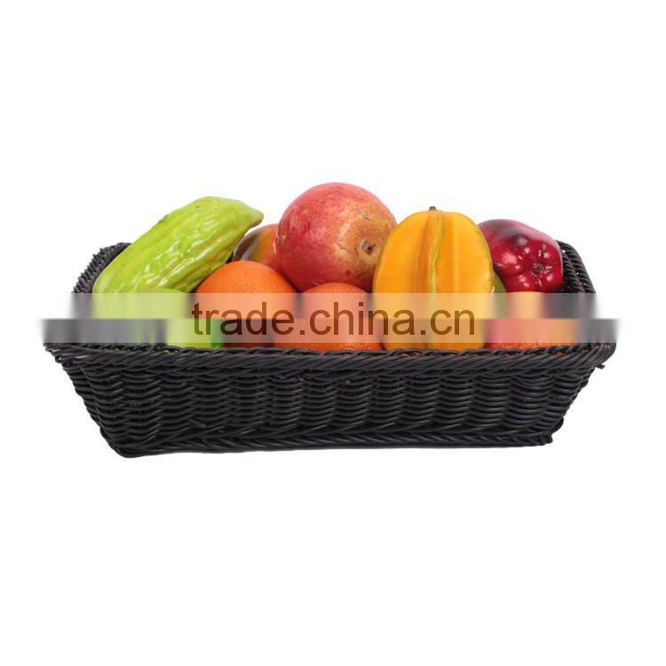 Wholesales beautiful plastic hand basket for storage hotel toiletries clean tool