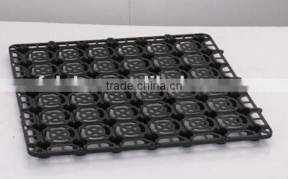 Plastic drainage cell module