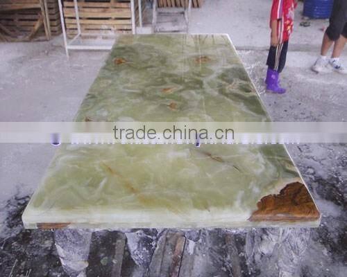 Wholesale factory high quality custom Made MULTI GREEN ONYX TABLE TOPS COLLECTION
