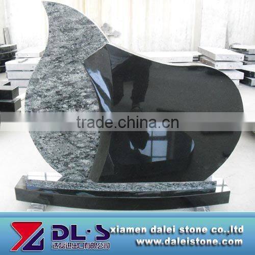 black granite headstones