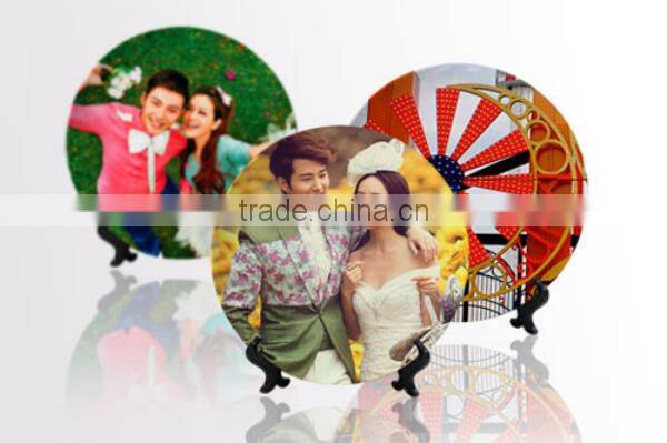 Personalized Custom Printed Sublimation 3D Blank Ceramic Plate