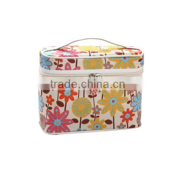 Square shaped professional makeup bag