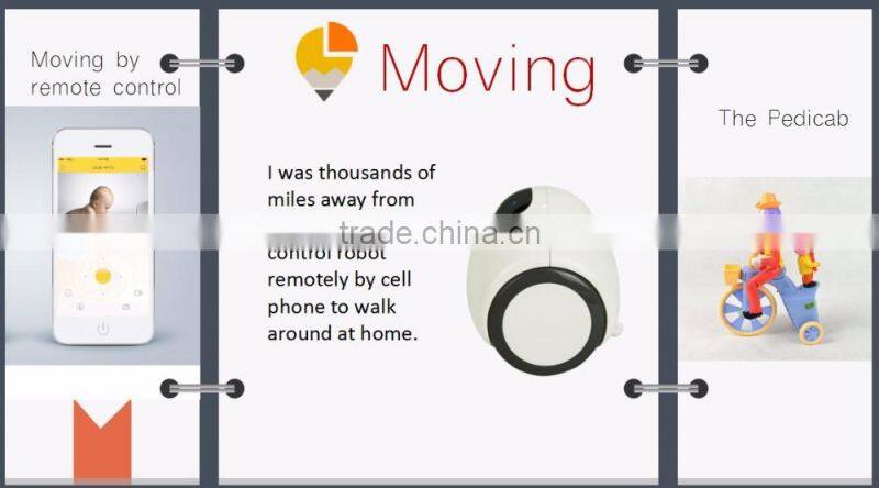 Factory Price WIFI Charge Voice Intercom Home Monitoring Real Care Baby Robot