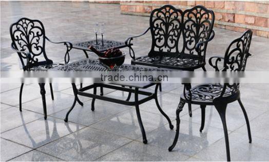 SIGMA Cast Aluminium Patio Furniture Outdoor Dining Sets Lounge Chairs