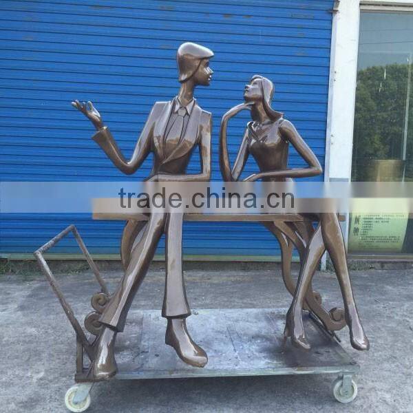 FO-306 Round Tapered Fiberglass Planter for Decoration