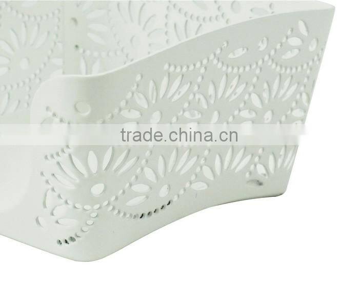 Arc-shaped Metal Punched Desktop Note Paper Holder