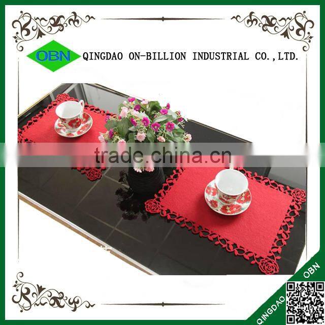 Mass production felt table mat