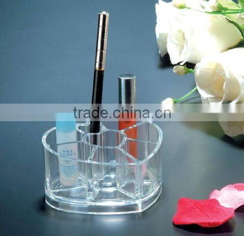 hot selling transparent cosmetic product display stands