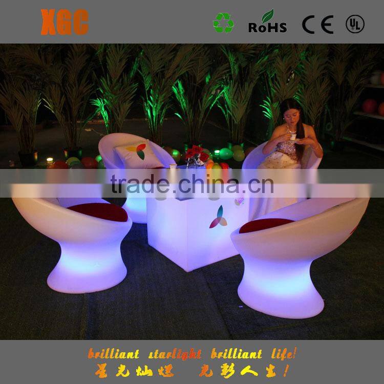 Bar tables lighting, glow table 4 pcs a set