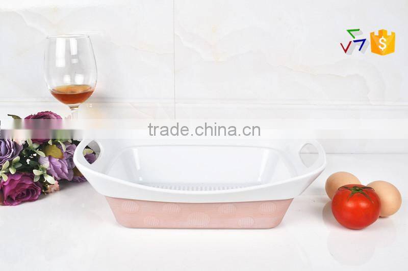 11.5" Square porcelain baking tray