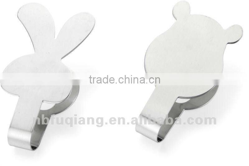 FQ-0018 Cartoon design, Stainless steel pothook, hanger, door hook, wall hook
