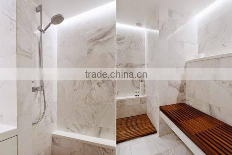 Cheap flooring designs natural stone high glossiness white marble tile