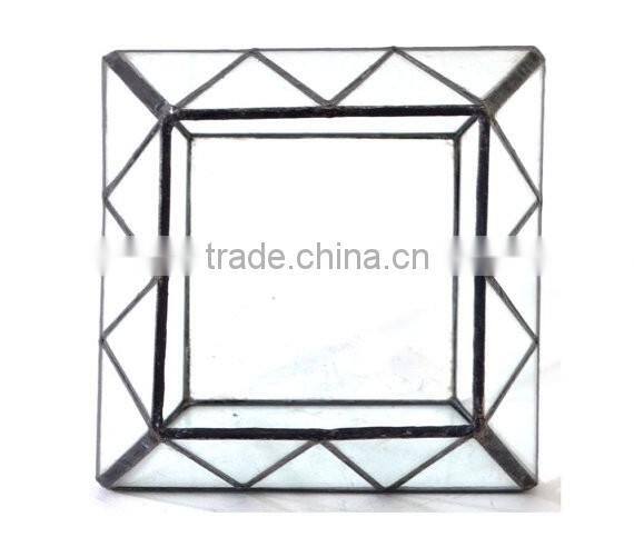 Handmade Quartz Glass Fruit Holder Terrarium