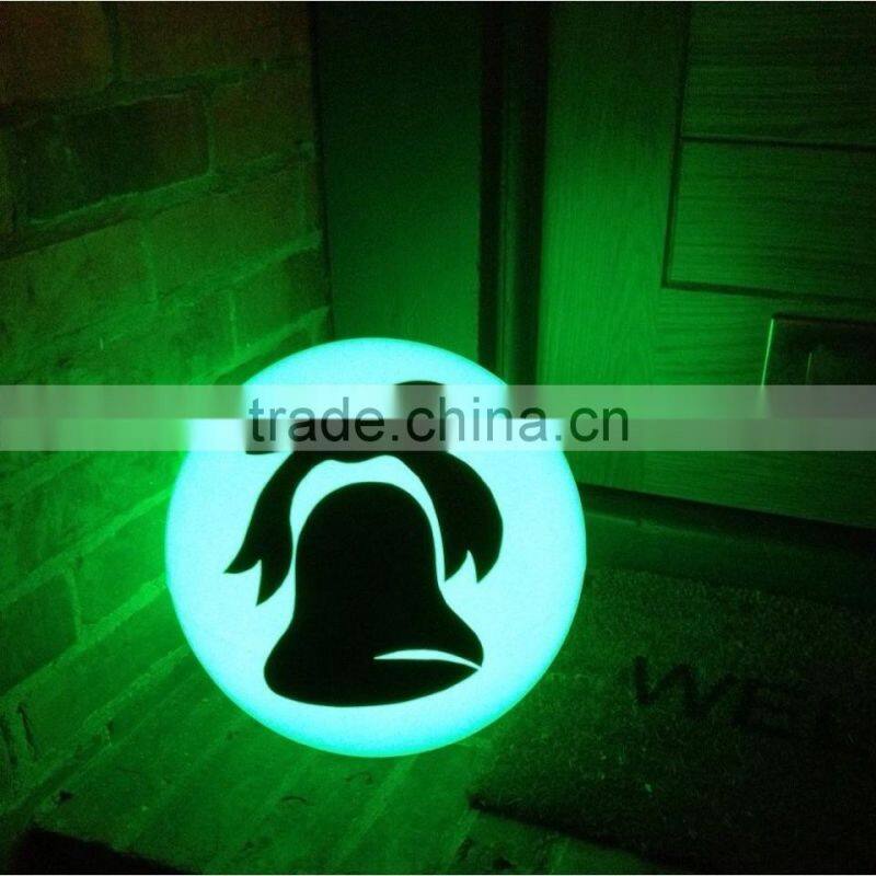 Environmental plastic waterproof decoration led lighting furniture