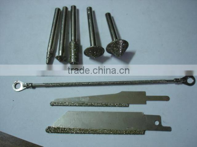 Electroplated jig saw T shank/ electroplated diamond jig saw for masonry