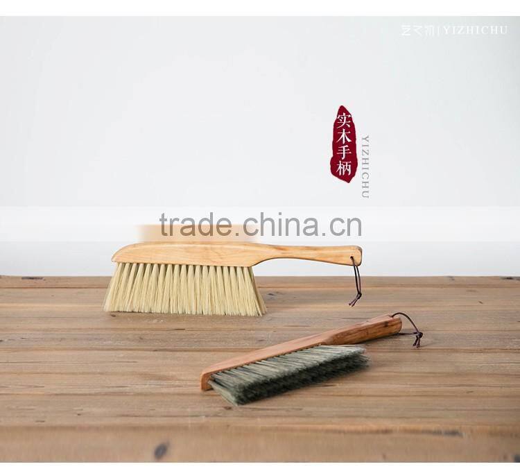 wood handle plastic cleaning home brush