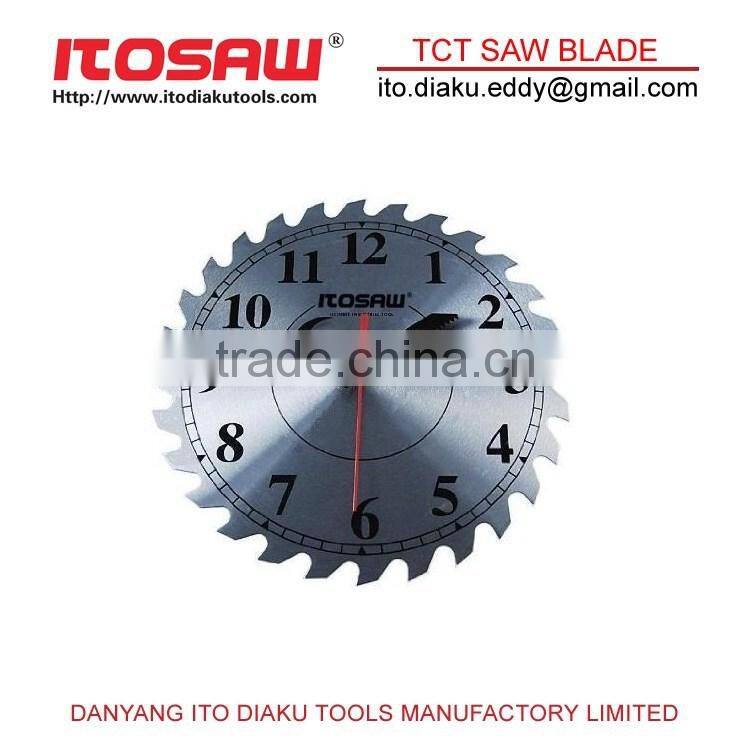 saw blade clock