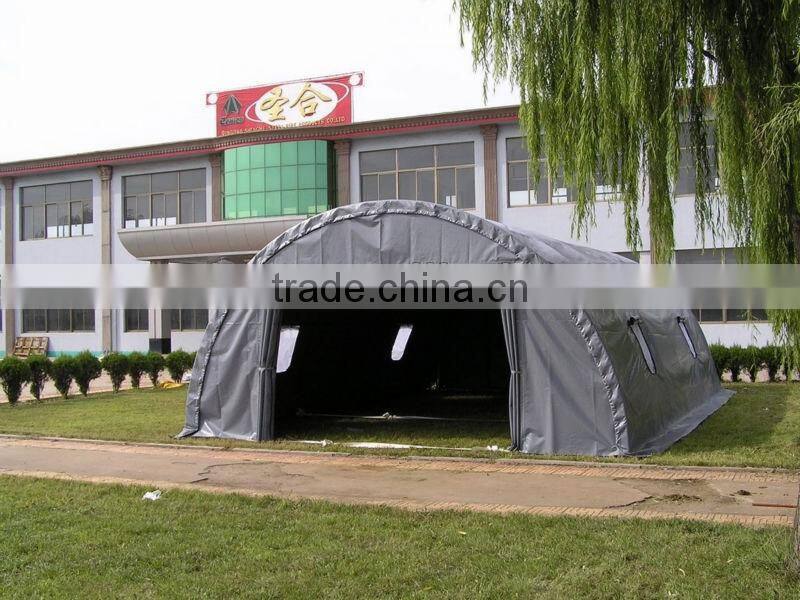 Fabric Building with side opening and walk-in doors , commercial warehouse storage shelter,