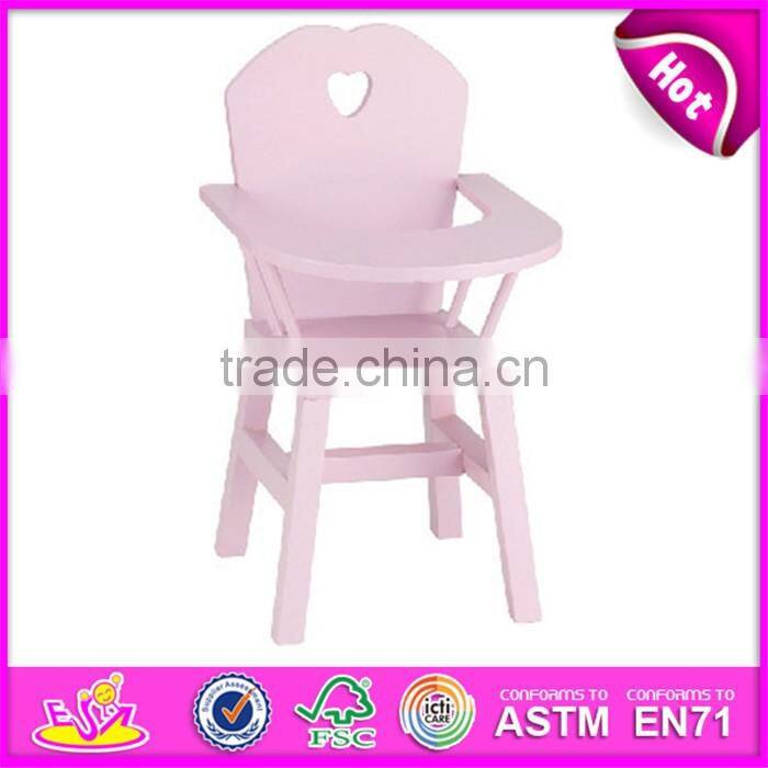 2016 New fashion baby wooden toy doll crib W06B018