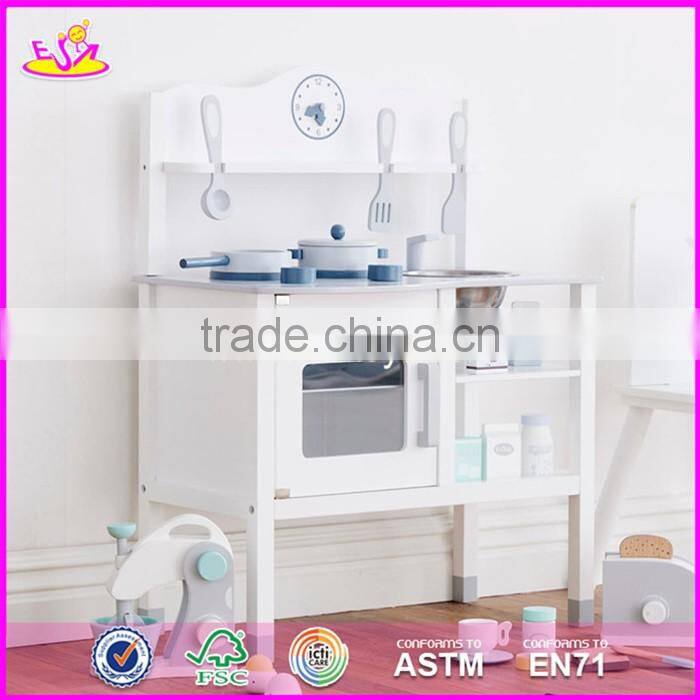 2017 New design boys wooden kitchen toys most popular girls wooden kitchen toys top fashion wooden kids kitchen toys W10C245