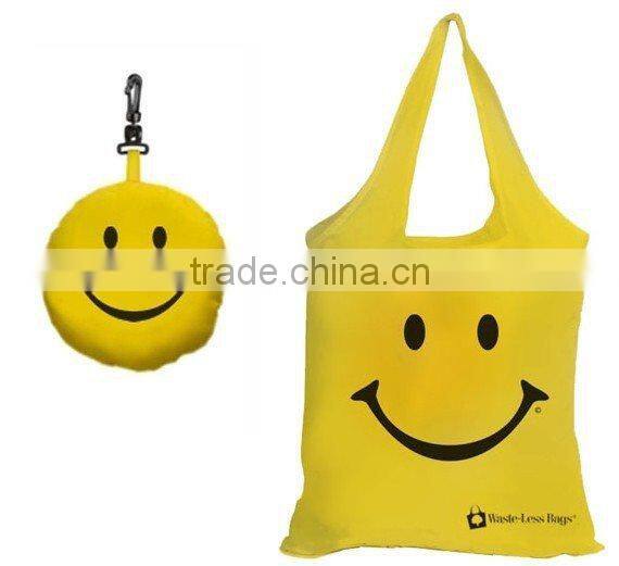 Customized Printing High Quality Nylon 190T Cartoon Folding Shopping Bag