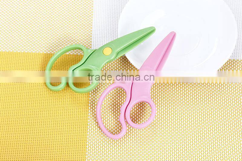 AKN01 Best Selling Products Safety Plastic Scissors for Cutting Papers