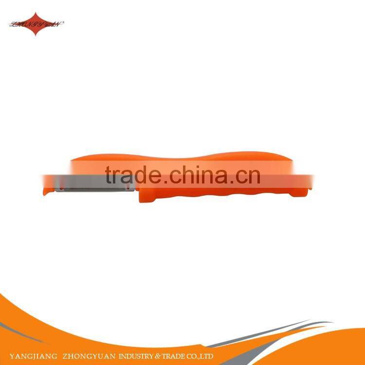 ZY-B11573 ultra sharp stainless steel vegetable peeler with plastic handle