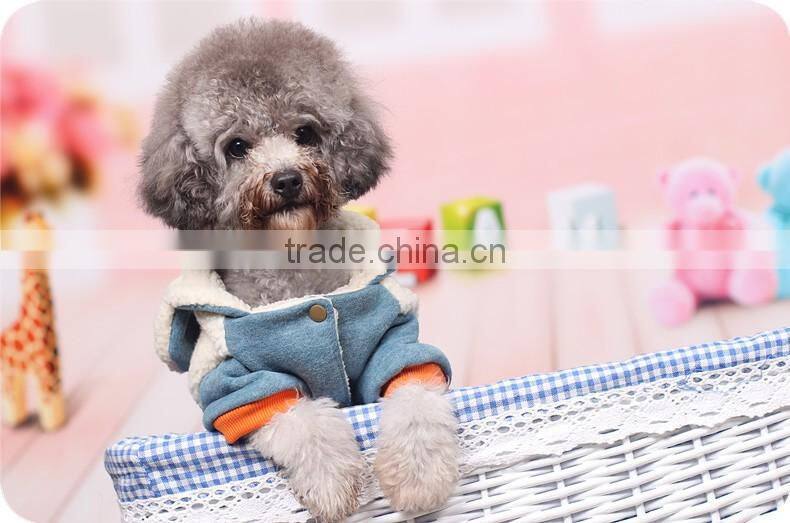 Wholesale dog clothes, hot sale pet winter hoodies clothing , dog pet clothes