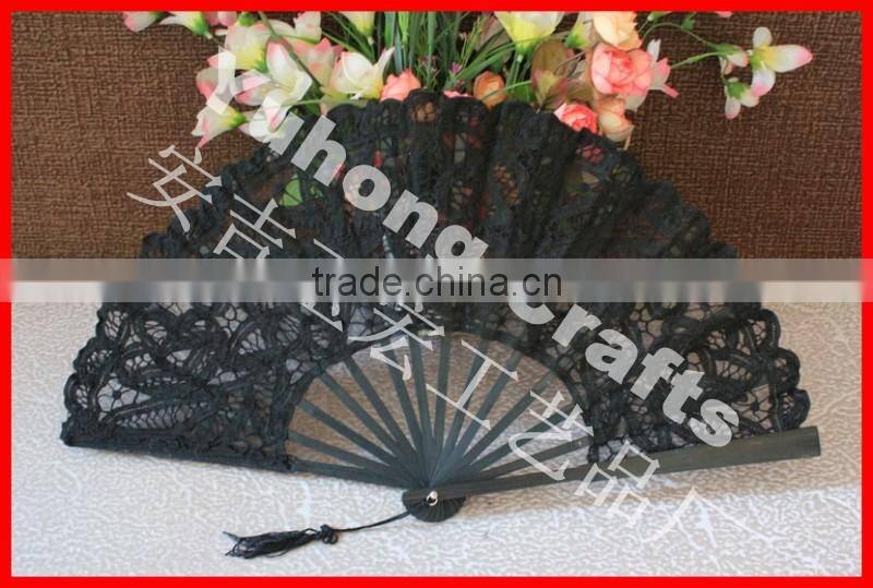 Beautiful bamboo lace fan