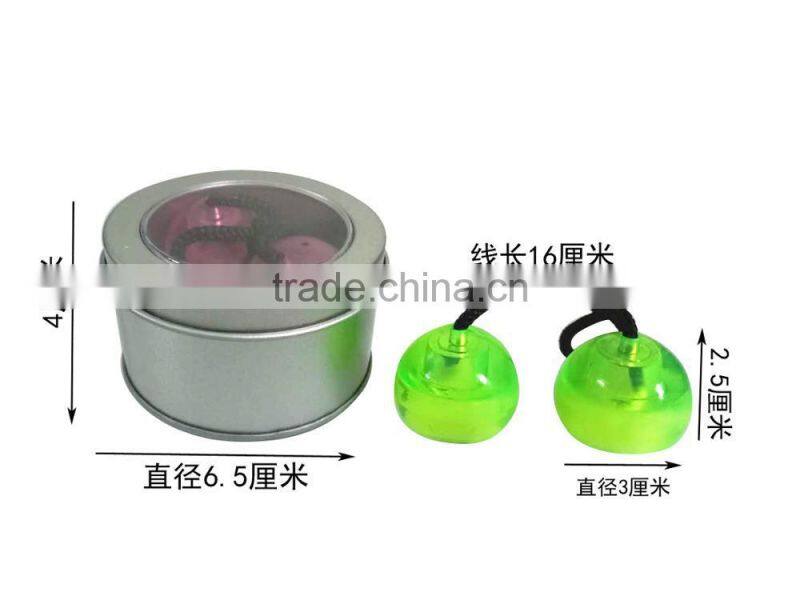 2017 New Product Fidget Toys Thumb Chucks With LED Light Fidget Yo yo