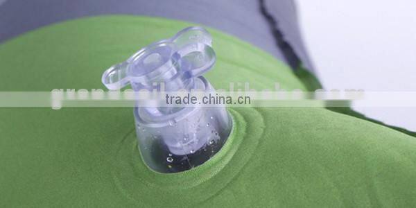 1 person polyster high density memory self inflatable camping mattress