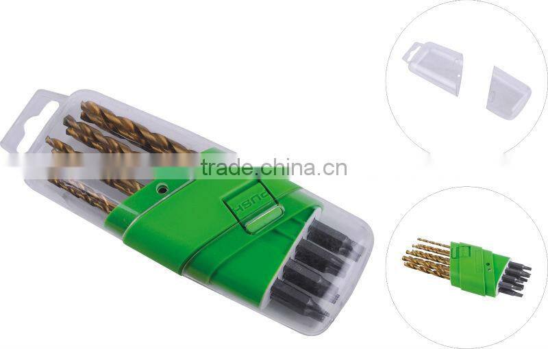 16 piece innovative drill bit set in plastic case