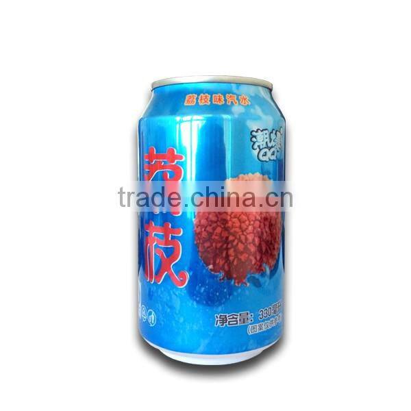 Cheap Price 330ml Can(tinned) Fruit Flavored Carbonated Drink in China