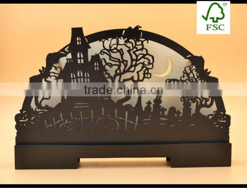 2016 custom christmas wooden light crafts