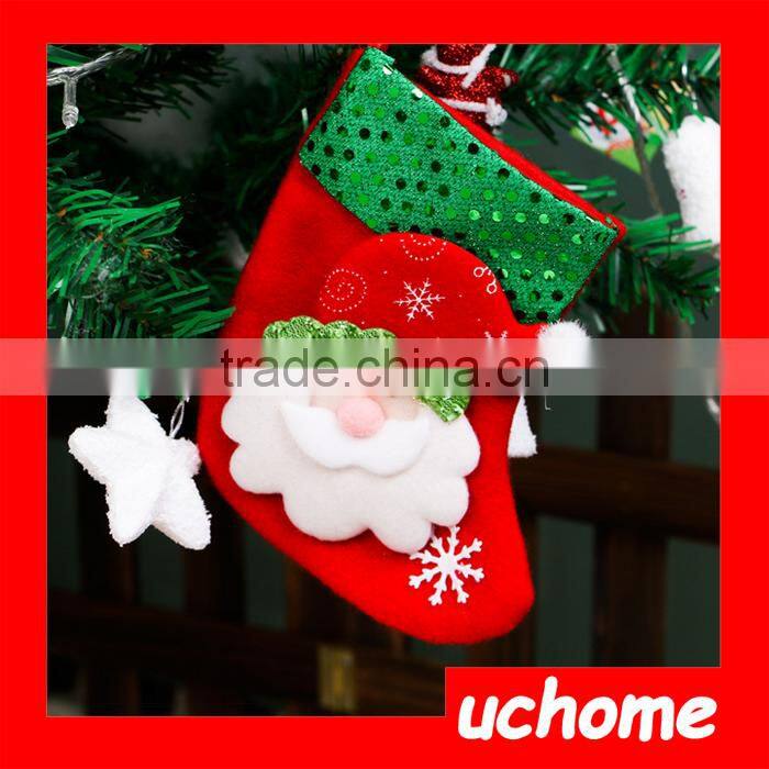 UCHOME 2016 Hot Sale Promotional Decoration Christmas Socks