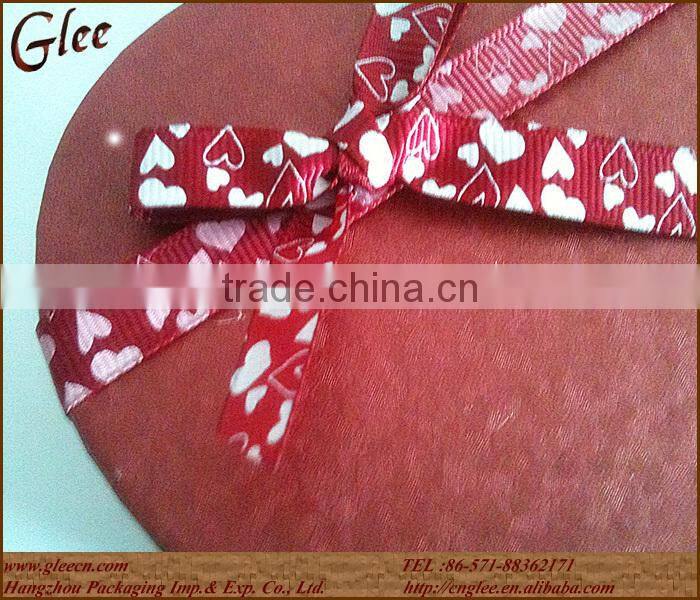 red lovely chocolate box for love person