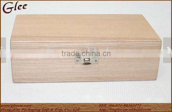 handmade natural recycle wooden jewelry box wooden keepsake case