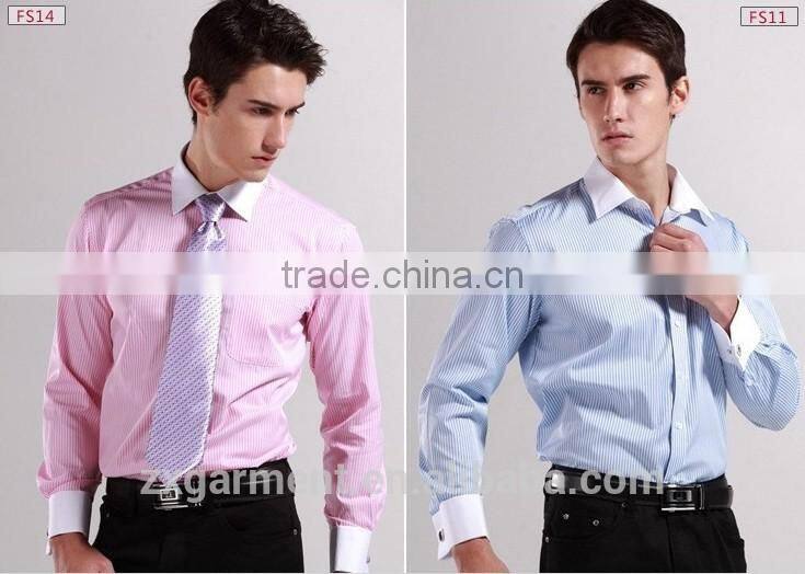 New style Mens Slim fit Long Sleeve Dress Shirts