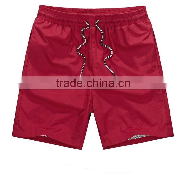Custom mens board shorts waterproof with mesh polyester quick dry surf shorts