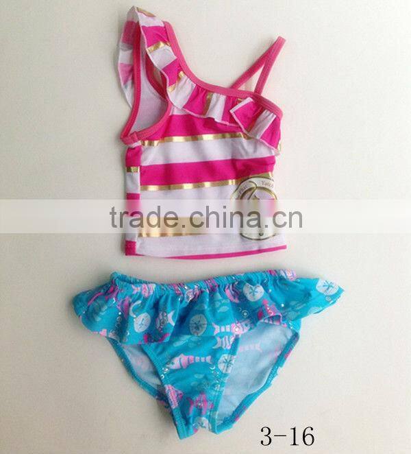 2013 HOT SALES TWO PC GIRLS SWIMWEAR