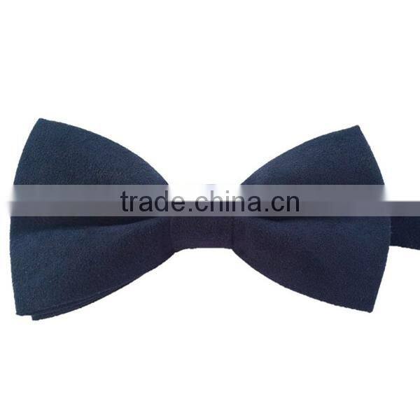 2014 new fashion men's custom suede bow tie