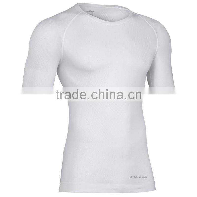 Mesh Base Layer Shirt all white