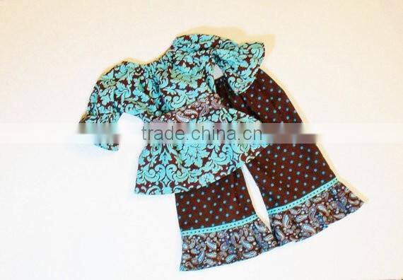 Beautiful Kids Plus Size Pant Suit and Infant Toddlers Clothing and Soft Textile Baby Clothing Set