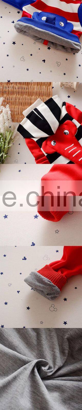 Latest Cute Elephant Pattern Design Thick Warm Winter Kids Coats For Boys