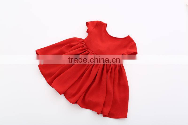 Boutique Children Clothing Green Ruffle Dress Girl Princess Dresses Wholesale