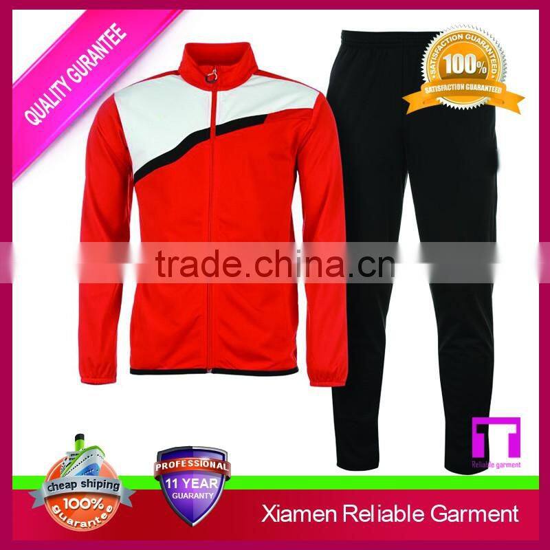 Custom cricket tracksuit funnel collar with drawstring supplier in China