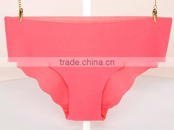 Customized Your Own Brand Lady Briefs Plain Solid Color 72%Polyester 28%Spandex Soft Healthy High Cut Seamless Women Underwear