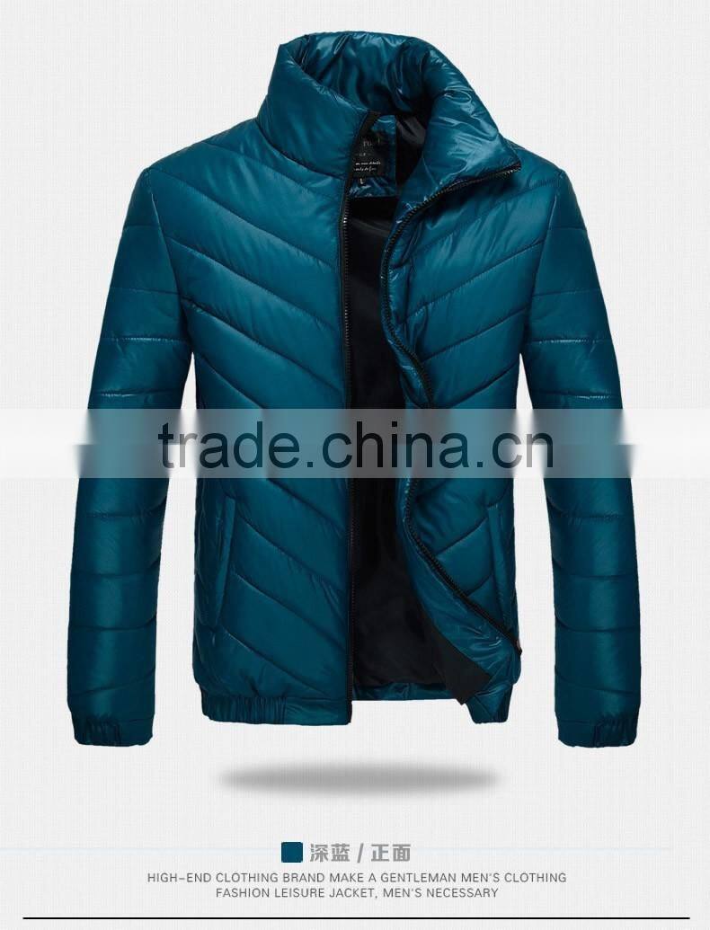 hot sale OEM mens down coat clothing, fashion design man warm quilted jacket